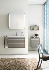 DURAVIT Waschtischunterbau Ketho wandhängend 800 mm, 2 Schubkästen, weiß matt, für D-Code 034285