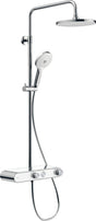 DURAVIT Duschsystem Shower Systems Shelf 1050 MinusFlow Brausethermostat Chrom Weiß Hochglanz