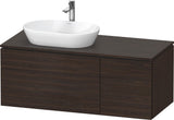 DURAVIT L-Cube Waschtischunterbau 1220 mm taupe supermatt mit Tip-On-Technik und Soft-Close