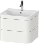 Duravit Waschtischset Happy D.2 Plus 2 Schubkästen 575x490 mm e HL Taupe Supermatt