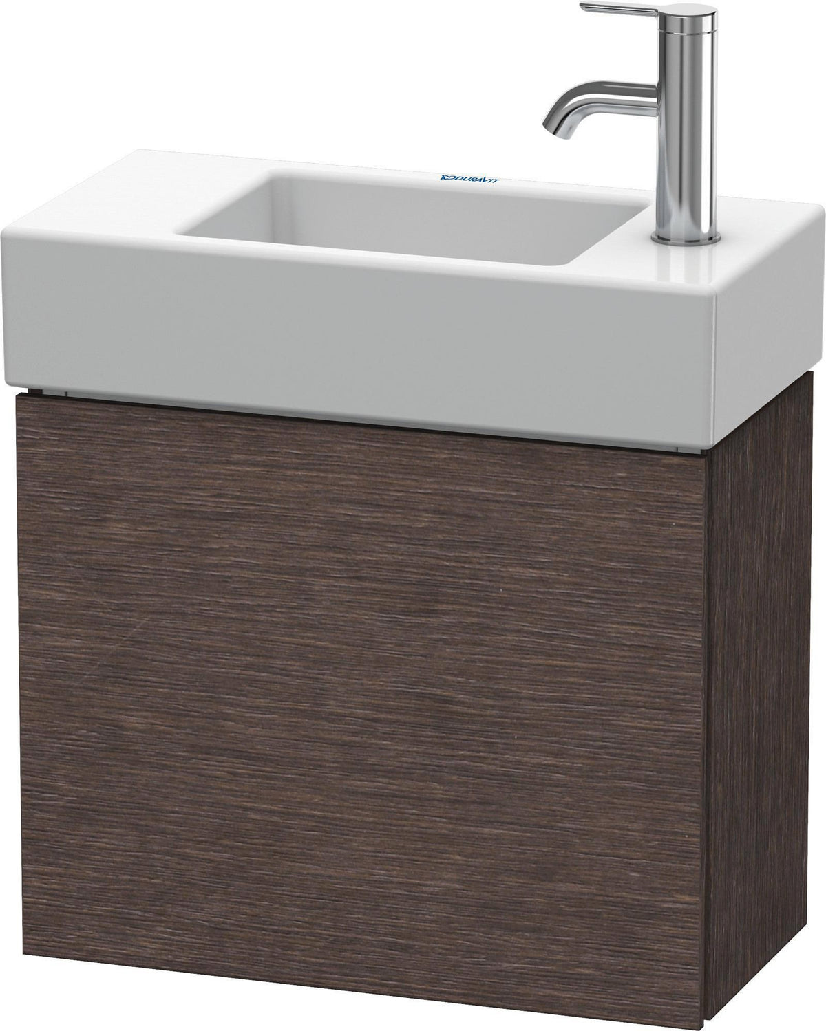 DURAVIT L-Cube Waschtischunterbau 480 mm betongrau matt, wandhängend, 1 Tür rechts