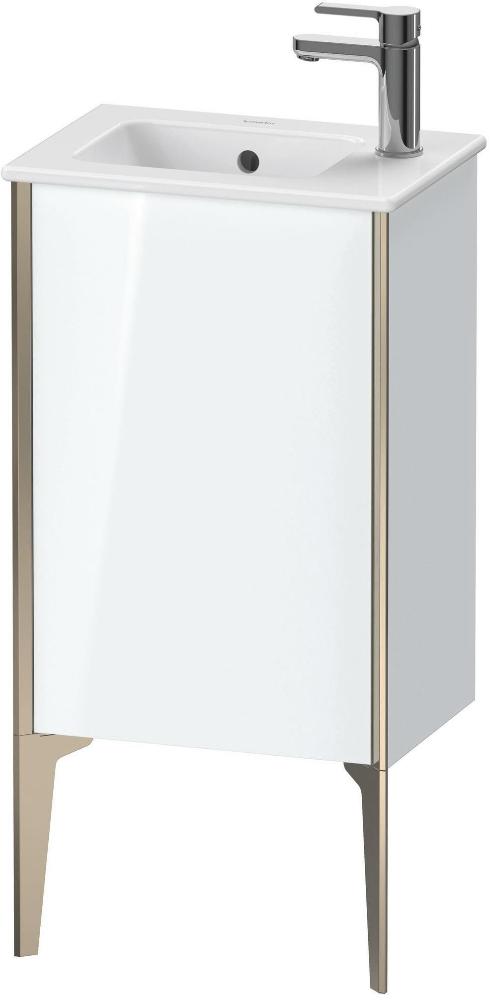 DURAVIT XViu Waschtischunterbau bodenstehend 1 Tür 594x410x290 mm rechts weiß hochglanz