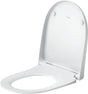 DURAVIT Univavo WC-Sitz D-Form tief 438 mm mit Absenkautomatik und Edelstahl-Scharnieren