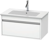 Duravit Ketho Waschtischunterbau 800 mm Weiß Matt mit 1 Auszug & Soft-Close