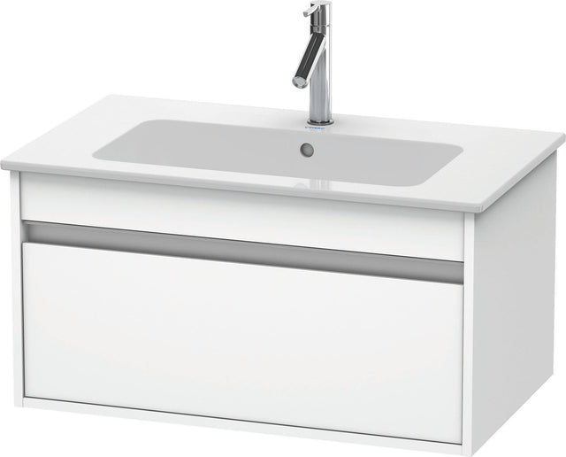 Duravit Ketho Waschtischunterbau 800 mm Weiß Matt mit 1 Auszug & Soft-Close