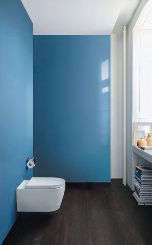 DURAVIT Wand-WC ME by Starck 570 mm spülrandlos mit WonderGliss Weiß