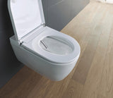 Duravit DuraSquare Möbel-Waschtisch 800 mm Weiß mit Hahnlochbank, Becken links, inkl. Halbsäule