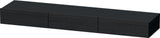 Duravit DuraStyle Schubkastenablage 1800 mm Eiche Schwarz/Weiß Matt mit 3 Schubkästen