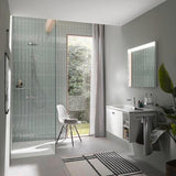DURAVIT Duschsystem C.1 mit Brausethermostat, Schwarz Matt, Kopf- und Handbrause