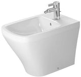 DURAVIT DuraStyle Stand-Bidet 370 mm weiß mit Überlauf, Hahnlochbank & WonderGliss