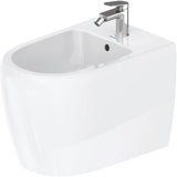 DURAVIT Qatego Stand Bidet 600 mm von Studio F. A. Porsche – Weiß Hochglanz, mit Überlauf und verdeckter Befestigung