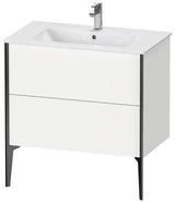 Duravit Waschtischunterbau XVIU 810x834x480mm 2 Auszüge Ahorn mitte Schürze s-matt