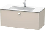 Duravit Brioso Waschtischunterbau 620 mm betongrau matt mit 1 Auszug und Soft-Close