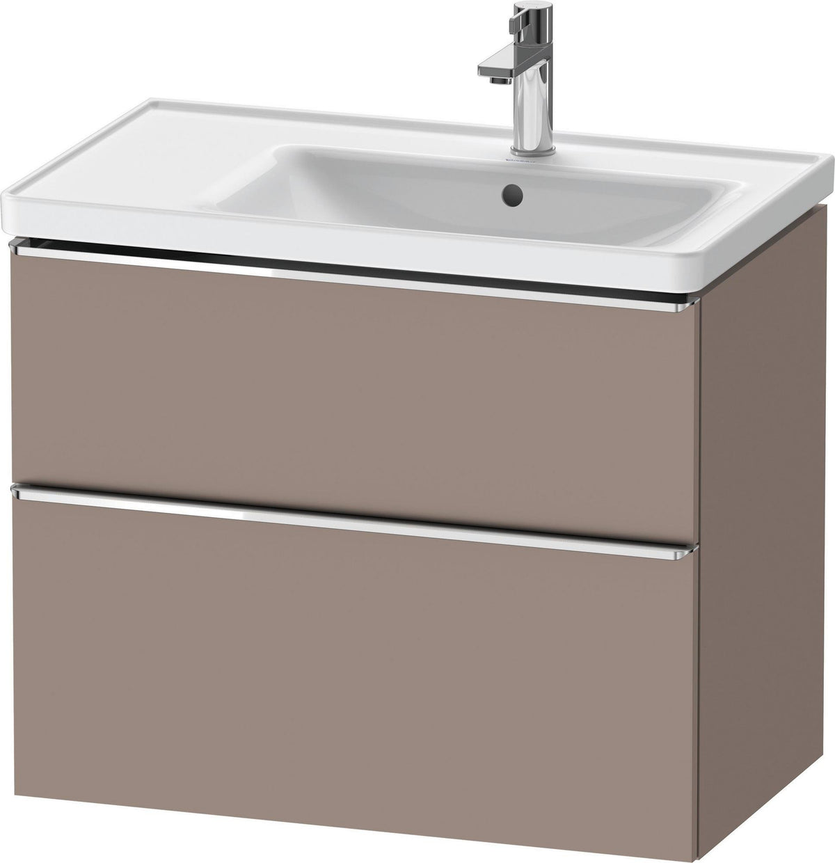 Duravit D-Neo Waschtischunterbau 784 mm Eiche Schwarz Bronze, wandhängend, 1 Auszug