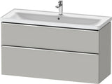 DURAVIT D-Neo Waschtischunterbau 1184 mm Eiche Schwarz mit Bronze Griff