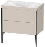 Duravit Möbelwaschtischset XVIU 800x480mm Chaos mit Möbelwaschtisch Viu und Unterbau
