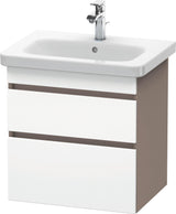 DURAVIT DuraStyle Waschtischunterbau wandhängend 580 mm mit 2 Schubkästen, weiß matt