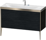 DURAVIT XViu c-bonded Waschtischunterbauset 1200 mm Eiche mit 2 Auszügen