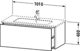 Duravit Waschtischunterbau XSquare 1010 mm wandhängend für ME by Starck