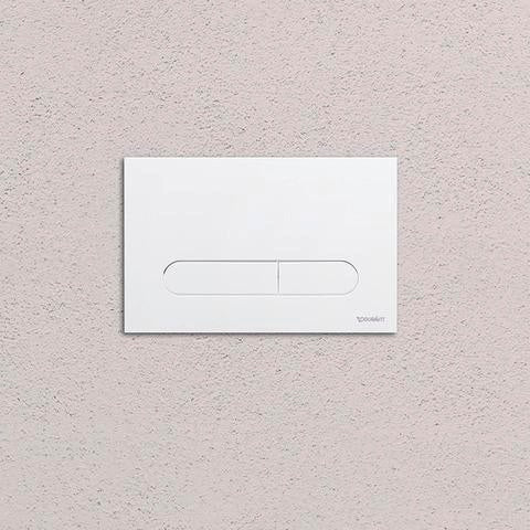 DURAVIT DuraSystem Betätigungsplatte Beta 100 Dual Flush Aufgesetzt Schwarz Matt