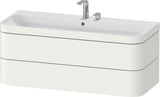 Duravit Happy D.2 c-bonded Waschtischset 1175 mm wandhängend mit 2 Schubkästen und Tip-on Technik
