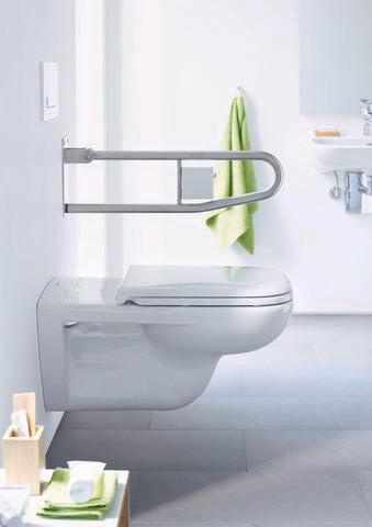 Duravit D-Code Waschtisch 600 mm weiß mit Überlauf und 1 Hahnloch, wandhängend