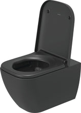 Duravit Wand-WC Happy D.2 spülrandlos 540 mm Anthrazit Matt Tiefspüler