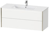 Duravit Waschtischunterbau XVIU 1210x560x480mm 2 Schubkästen Ahorn mitte s-matt