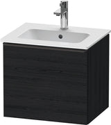 DURAVIT D-Neo Waschtischunterbau 510 mm Eiche Schwarz Matt mit Bronze Griff