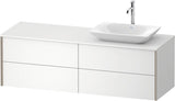 Duravit XVIU Waschtischunterbau 1600x550mm Champagner Matt mit Konsolenplatte