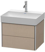 DURAVIT XSquare Waschtischunterbau 584 mm – Wandhängend mit Schubkasten und Siphonausschnitt