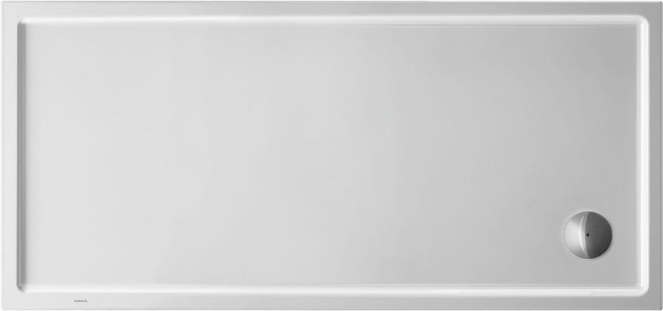DURAVIT Starck Slimline Duschwanne 1400x750 mm Weiß Sanitäracryl mit Antislip