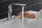 Duravit D.1 2-Loch Waschtischarmatur XL elektronisch mit Einbaunetzteil Chrom