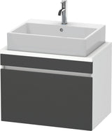 DURAVIT DuraStyle Konsolenunterschrank 700 mm betongrau matt mit Soft-Close-Auszug