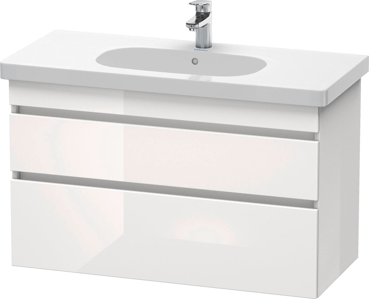 DURAVIT DuraStyle Waschtischunterbau 1000 mm wandhängend, 2 Schubkästen, weiß matt