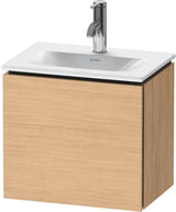 Duravit L-Cube Waschtischunterbau 440 mm, 1 Tür links, weiß matt – Wandhängend