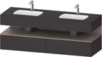 weiß / QA EWT m.Kon-WTU,1600x550x600mm,WPl:2 Ni-Bel,Graphit Superm,Ni:Basalt Matt,De