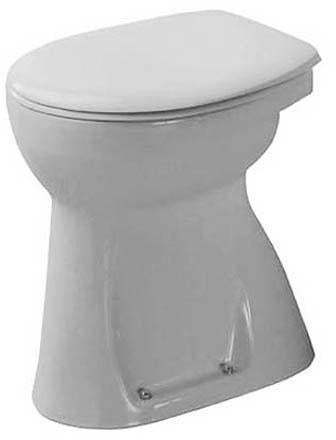 DURAVIT Stand-WC Design Classics Sudan 505 mm erhöht, weiß, Abgang senkrecht