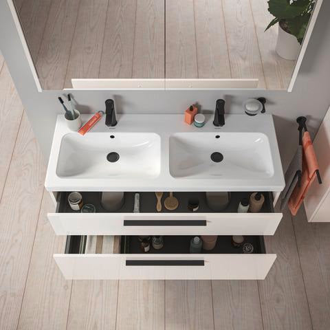 DURAVIT D-Code 2.0 Waschtischunterbau 1184 mm mit Schubkasten und Soft-Close in Weiß Matt