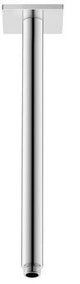 Duravit Brausearm für Deckenanschluss mit eckiger Rosette 125 mm, Chrom – Messing