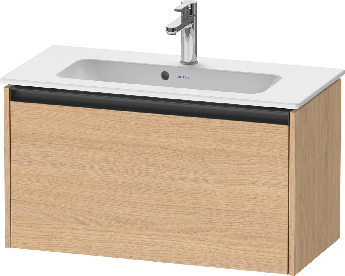 DURAVIT Ketho.2 Waschtischunterbau 810 mm betongrau matt mit Auszug und Soft-Close