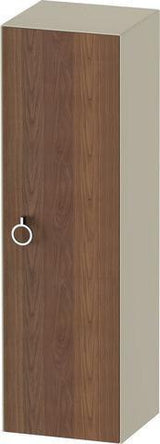 DURAVIT Halbhochschrank White Tulip 1320 mm Nussbaum Taupe mit Griff links
