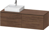 Duravit L-Cube Konsolenwaschtischunterbau 1420 mm Taupe Supermatt mit Tip-On Technik