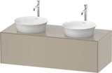 DURAVIT White Tulip Waschtischunterbau wandhängend 1300 mm weiß seidenmatt mit LED-Innenbeleuchtung