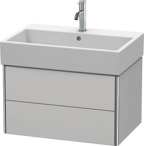Duravit XSquare Waschtischunterbau 684 mm wandhängend mit Schubkasten und Siphonausschnitt