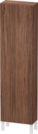 DURAVIT L-Cube Hochschrank 500 mm Nussbaum Dunkel, 1 Tür, wandhängend, Soft-Close