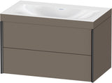 DURAVIT XViu c-bonded Waschtischset wandhängend 800x480x503mm mit 2 Schubkästen, Push-Open und Soft-Close
