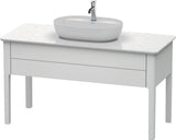 Duravit Luv Waschtischunterbau bodenstehend 1338 mm mit 1 Auszug Weiß Seidenmatt