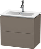 flannel grey seidenmatt / Mitteldichte Faserplatte (MDF) / 2 Schubkästen