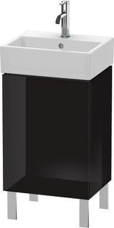 DURAVIT L-Cube Waschtischunterbau 593x434x341 mm, amerikanisch nussbaum, Anschlag links, für Vero Air